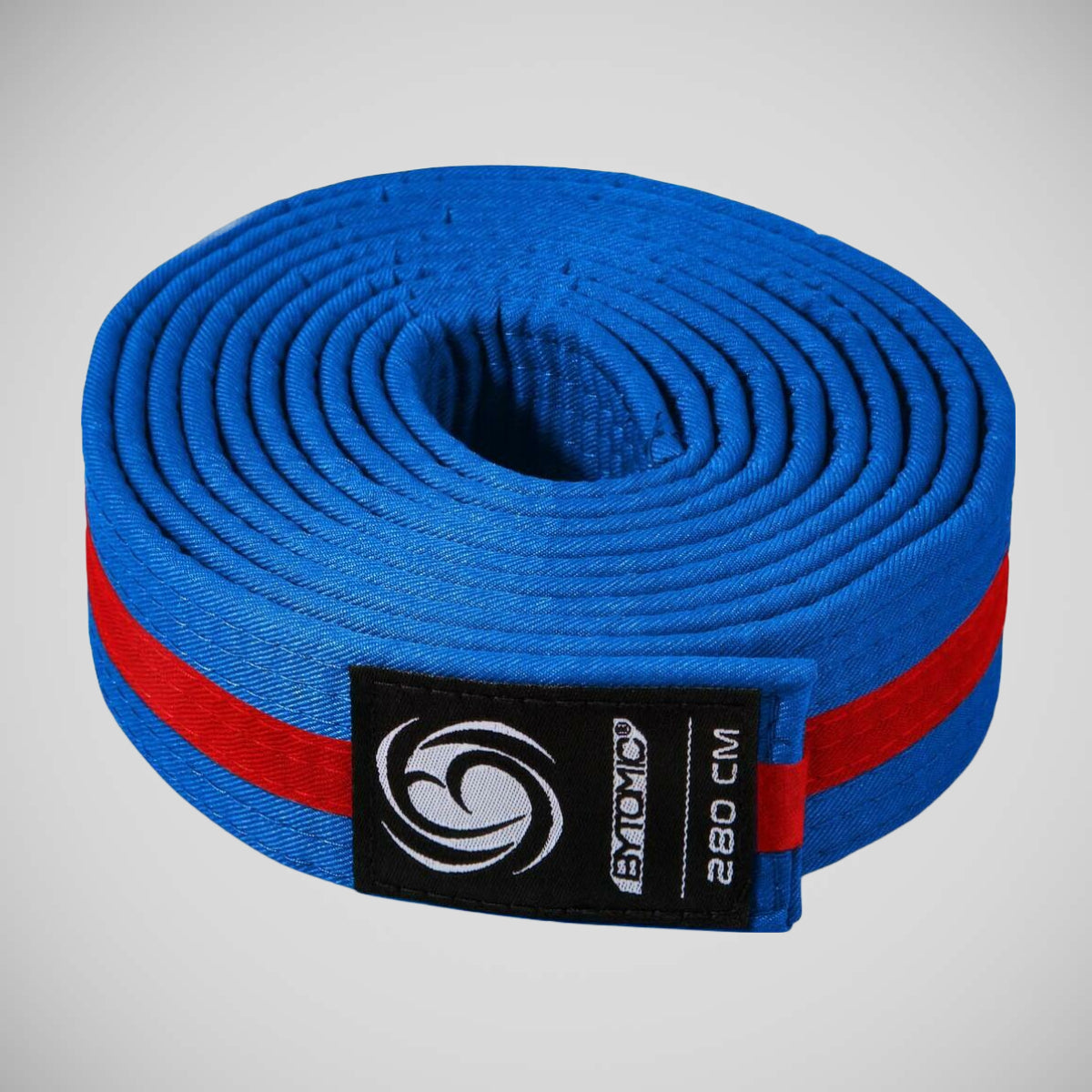 Blue/Red Bytomic Striped Polycotton Martial Arts Belt Pack of 10 at Bytomic Trade and Wholesale