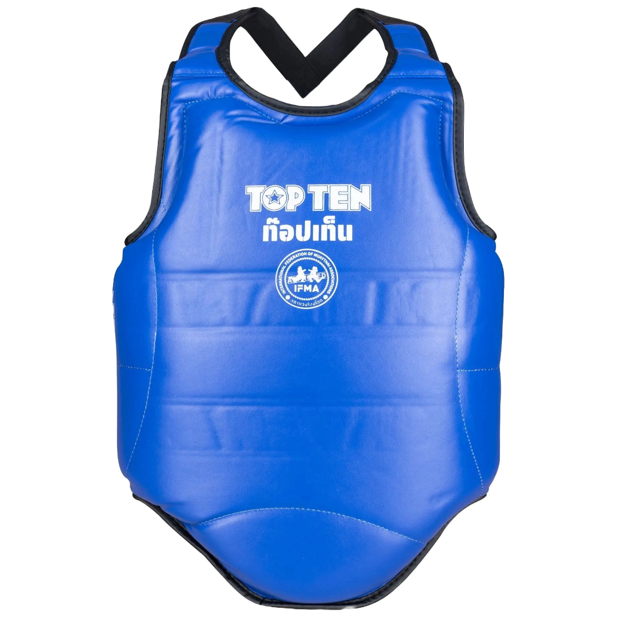 Blue Top Ten Jot Muay IFMA Chest Guard at Bytomic Trade and Wholesale