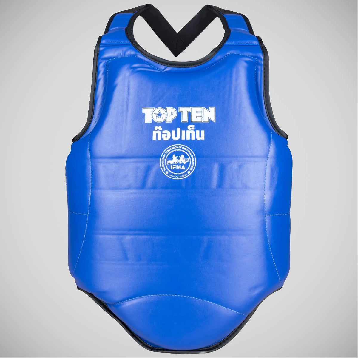 Blue Top Ten Jot Muay IFMA Chest Guard at Bytomic Trade and Wholesale