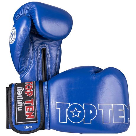 Blue Top Ten Mad IFMA Boxing Gloves    at Bytomic Trade and Wholesale
