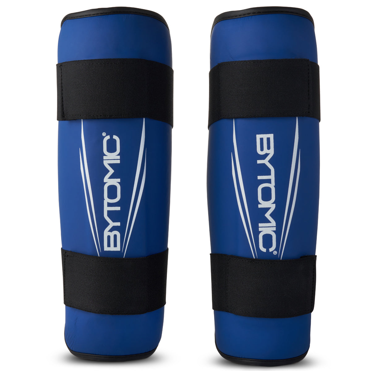 Blue/White Bytomic Axis V2 Shin Guards XXS at Bytomic Trade and Wholesale