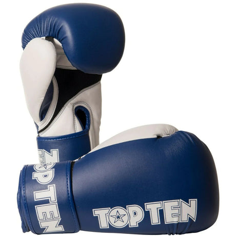 Blue/White Top Ten XLP Boxing Gloves    at Bytomic Trade and Wholesale