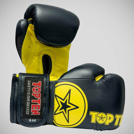 Blue/Yellow Top Ten Kids Boxing Gloves    at Bytomic Trade and Wholesale