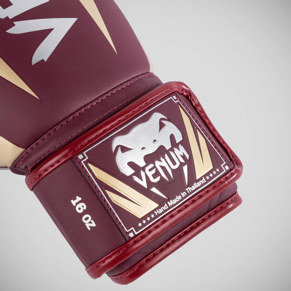 Burgundy/Gold Venum Elite Boxing Gloves at Bytomic Trade and Wholesale