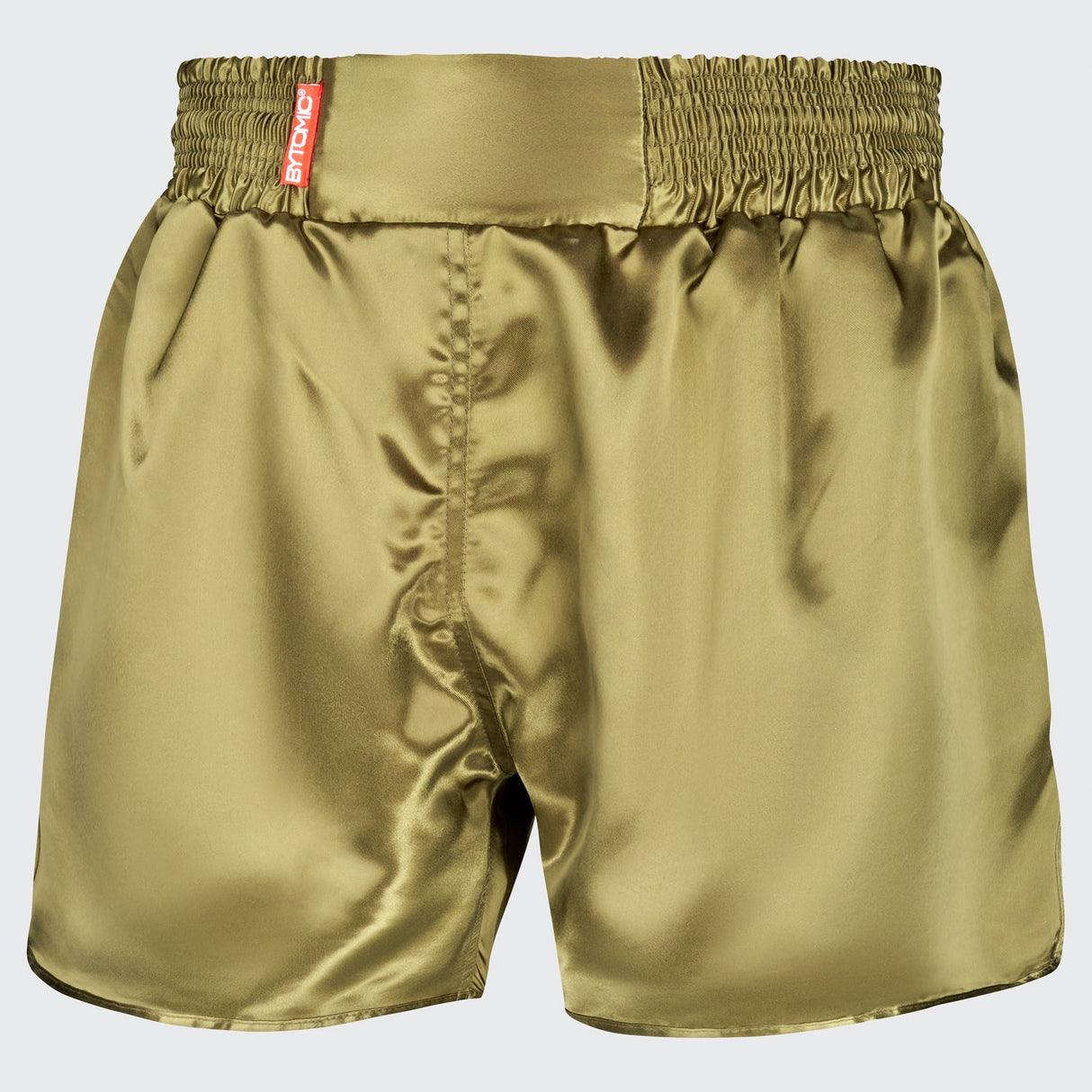 Khaki/Black Bytomic Red Label Muay Thai Shorts at Bytomic Trade and Wholesale