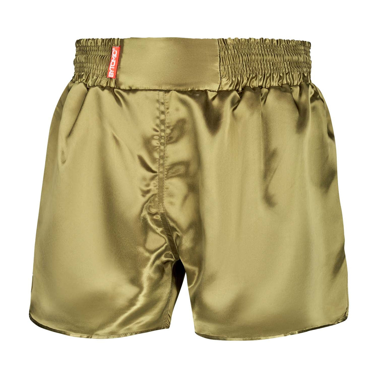 Khaki/Black Bytomic Red Label Muay Thai Shorts at Bytomic Trade and Wholesale