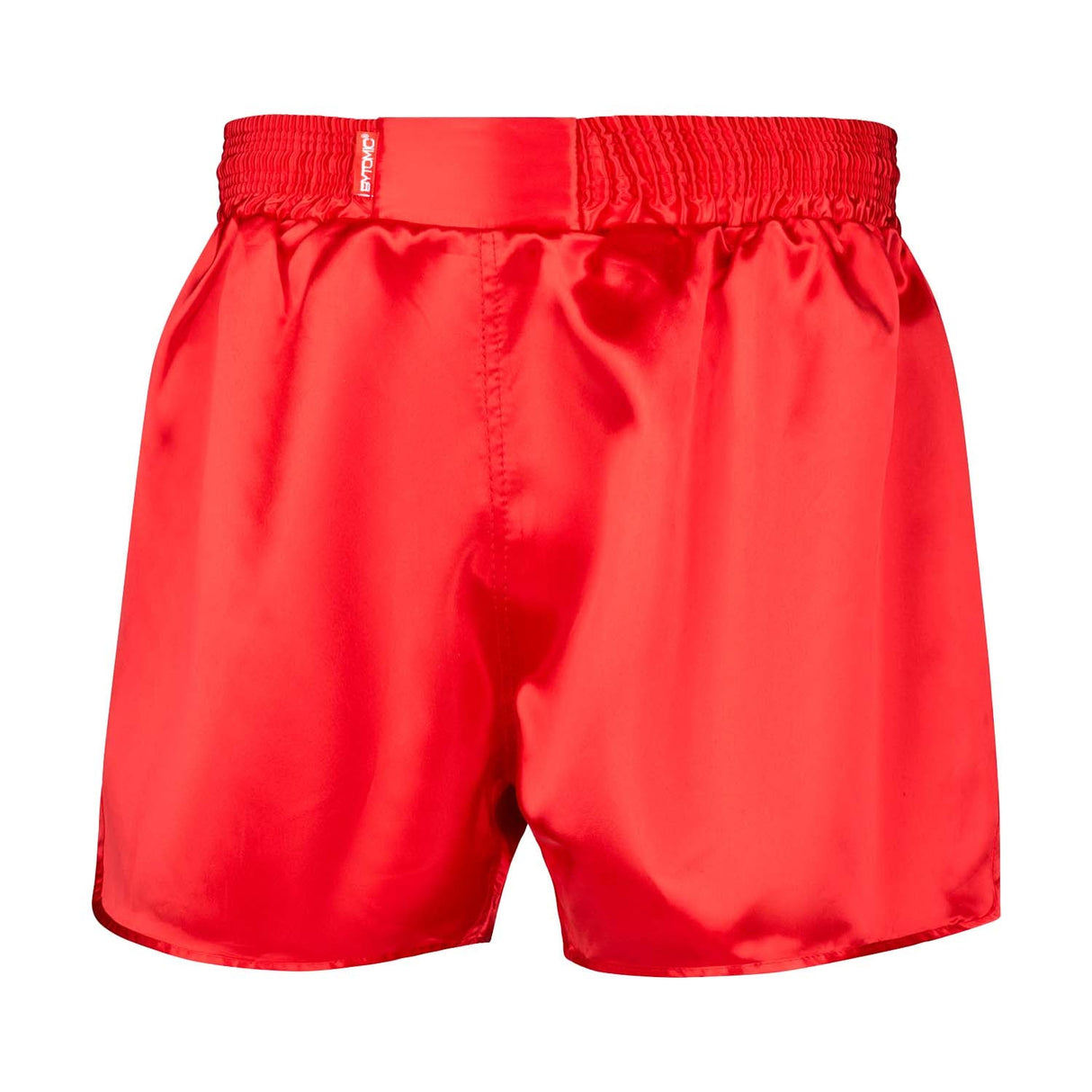 Red Bytomic Red Label Muay Thai Shorts at Bytomic Trade and Wholesale
