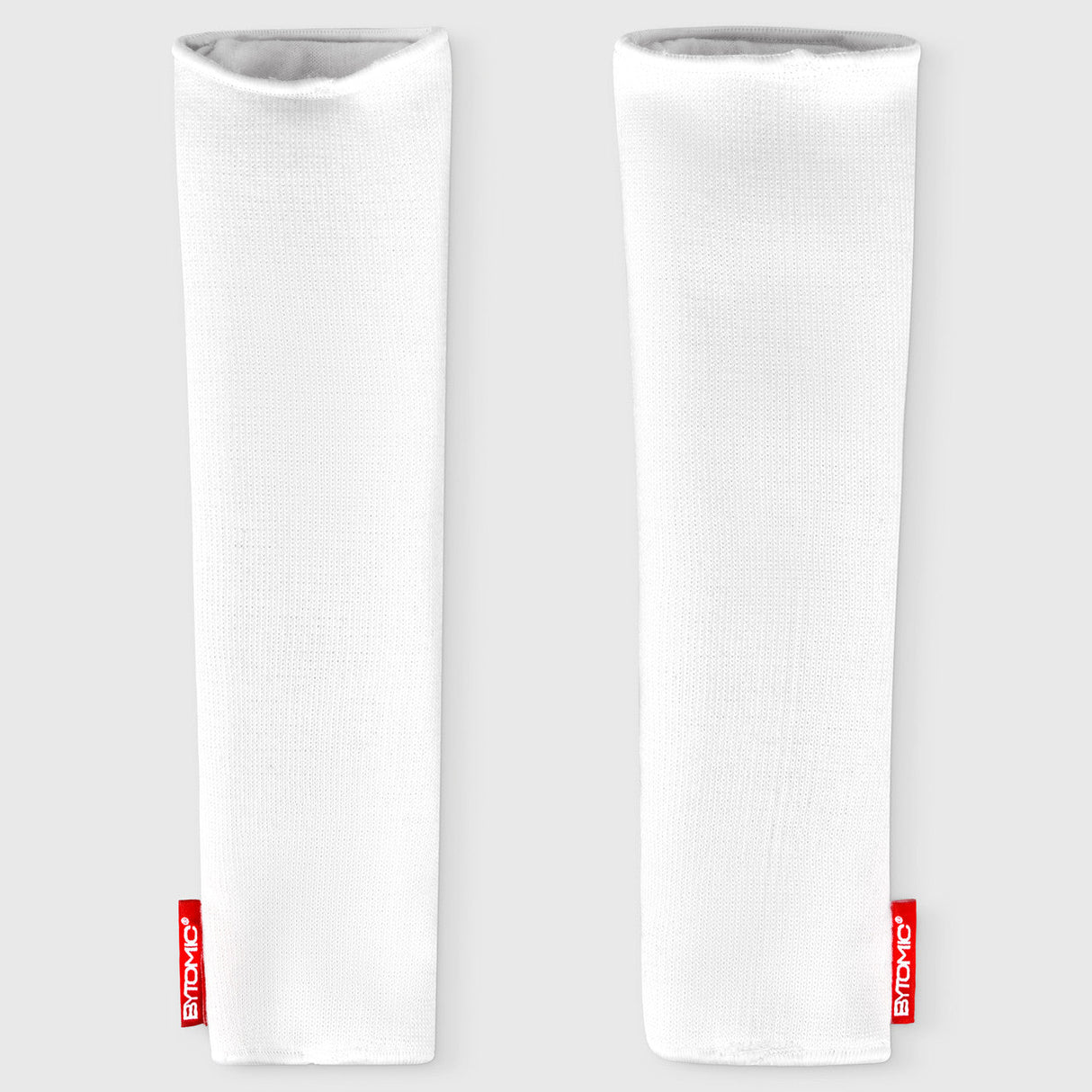 White/Black Bytomic Red Label Elasticated Forearm Guard at Bytomic Trade and Wholesale