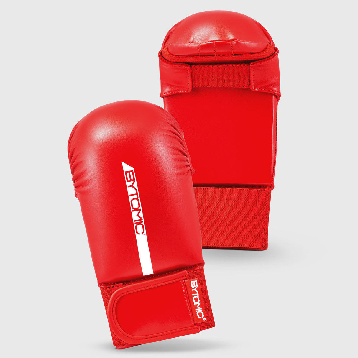 Red/White Bytomic Red Label Karate Mitt Without Thumb at Bytomic Trade and Wholesale