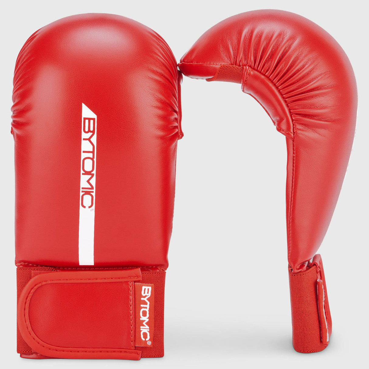 Red/White Bytomic Red Label Karate Mitt Without Thumb at Bytomic Trade and Wholesale