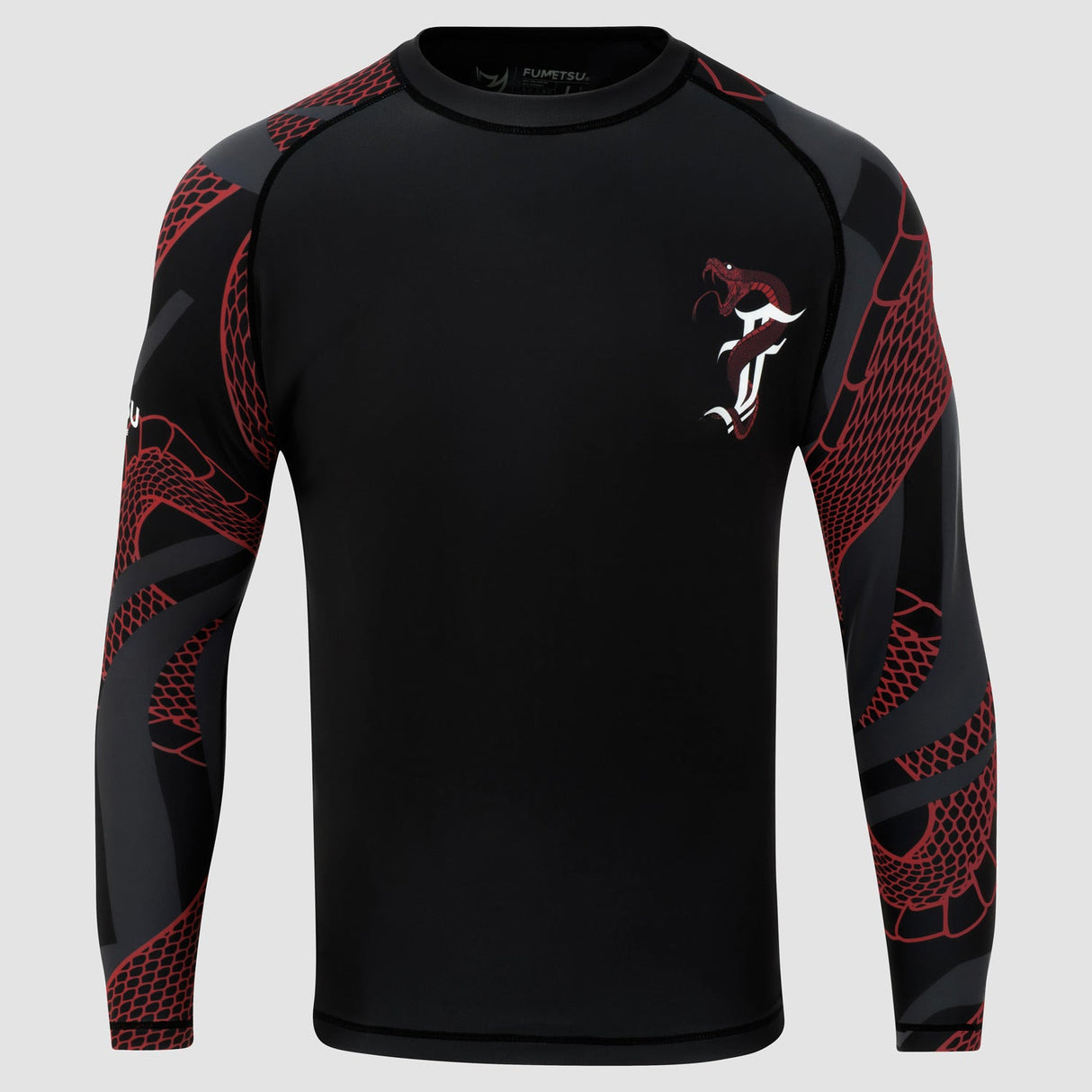 Fumetsu Anaconda Womens Long Sleeve Rash Guard Black/Red at Bytomic Trade and Wholesale