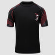Fumetsu Anaconda Womens Short Sleeve Rash Guard Black/Red at Bytomic Trade and Wholesale