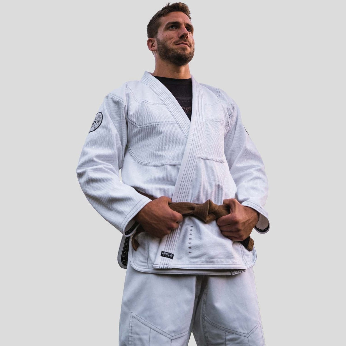 White Fumetsu Berserker BJJ Gi at Bytomic Trade and Wholesale