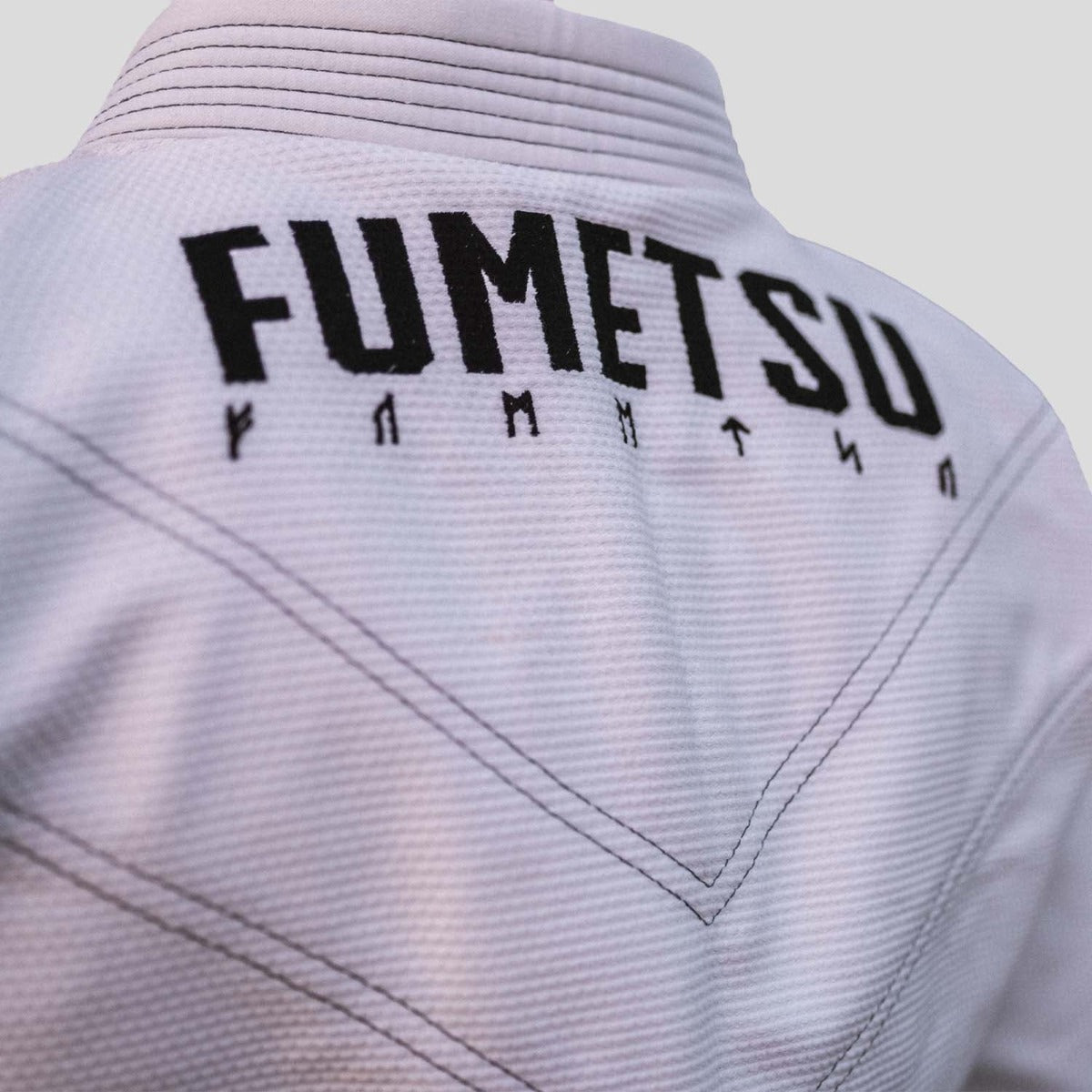 White Fumetsu Berserker BJJ Gi at Bytomic Trade and Wholesale