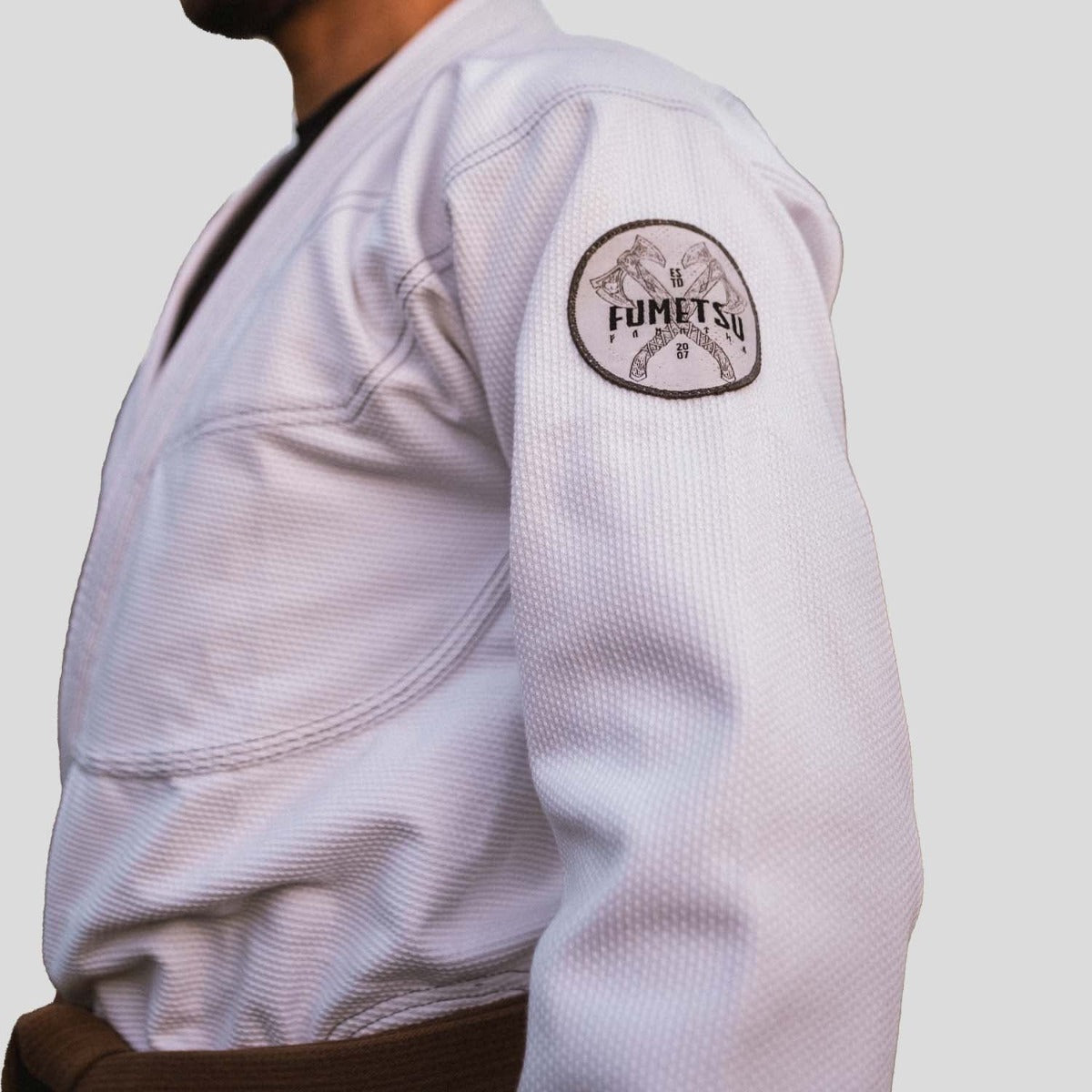 White Fumetsu Berserker BJJ Gi at Bytomic Trade and Wholesale