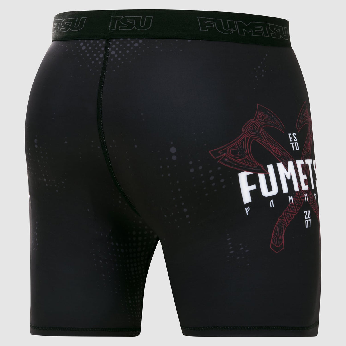Fumetsu Berserker Vale Tudo shorts Black/Red at Bytomic Trade and Wholesale