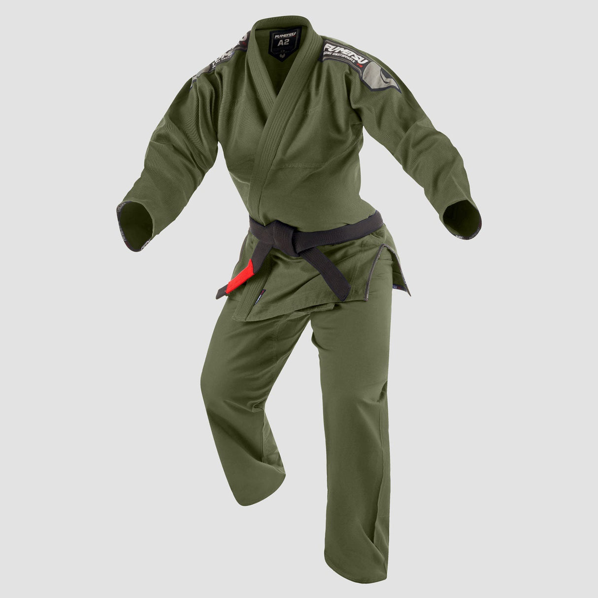 Khaki Fumetsu Shield MK2 Womens BJJ Gi at Bytomic Trade and Wholesale