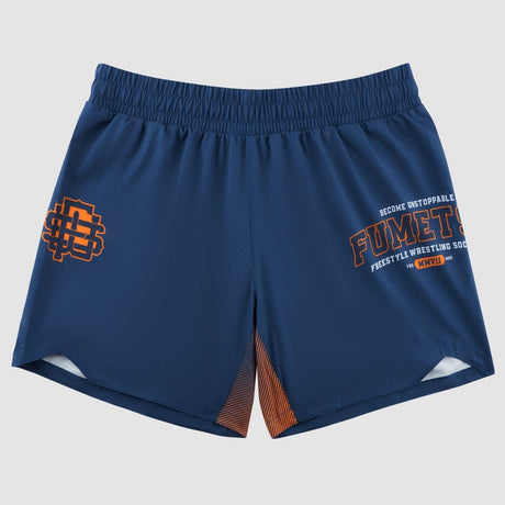 Navy Fumetsu Varsity V-Lite Fight Shorts    at Bytomic Trade and Wholesale