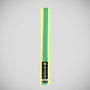 Yellow/Green Bytomic 100% Cotton Coloured Stripe Martial Arts Belt