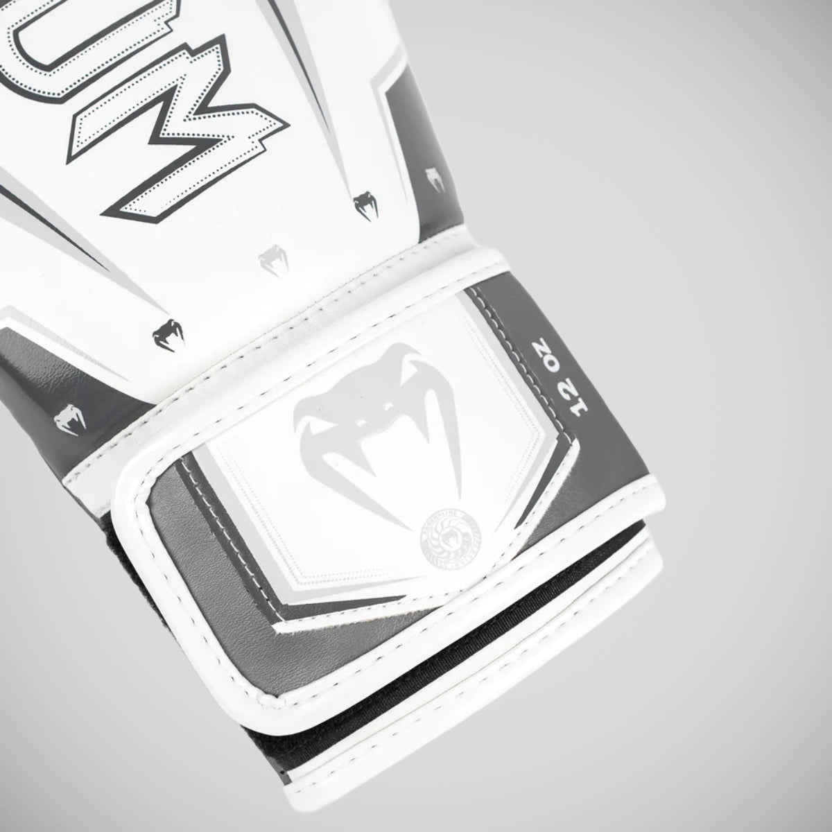 Grey/White Venum Elite Evo Boxing Gloves at Bytomic Trade and Wholesale