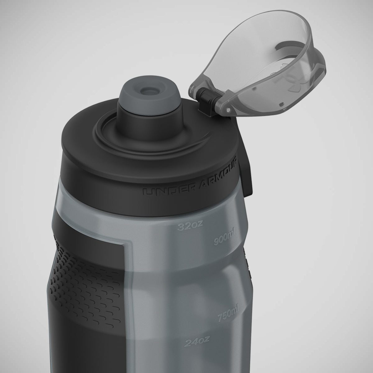 Grey Under Armour Playmaker Squeeze 950ml Sports Bottle at Bytomic Trade and Wholesale