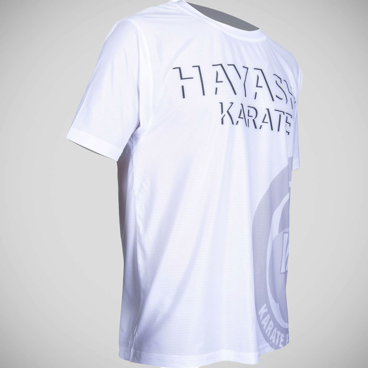 White Hayashi WKF Shade T-Shirt at Bytomic Trade and Wholesale