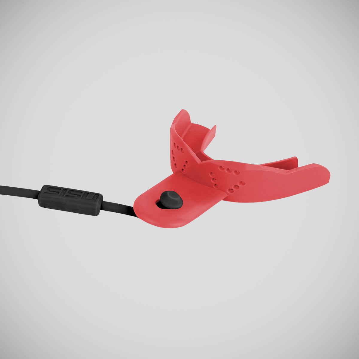 Intense Red SISU 3D Junior Tether Mouth Guard at Bytomic Trade and Wholesale
