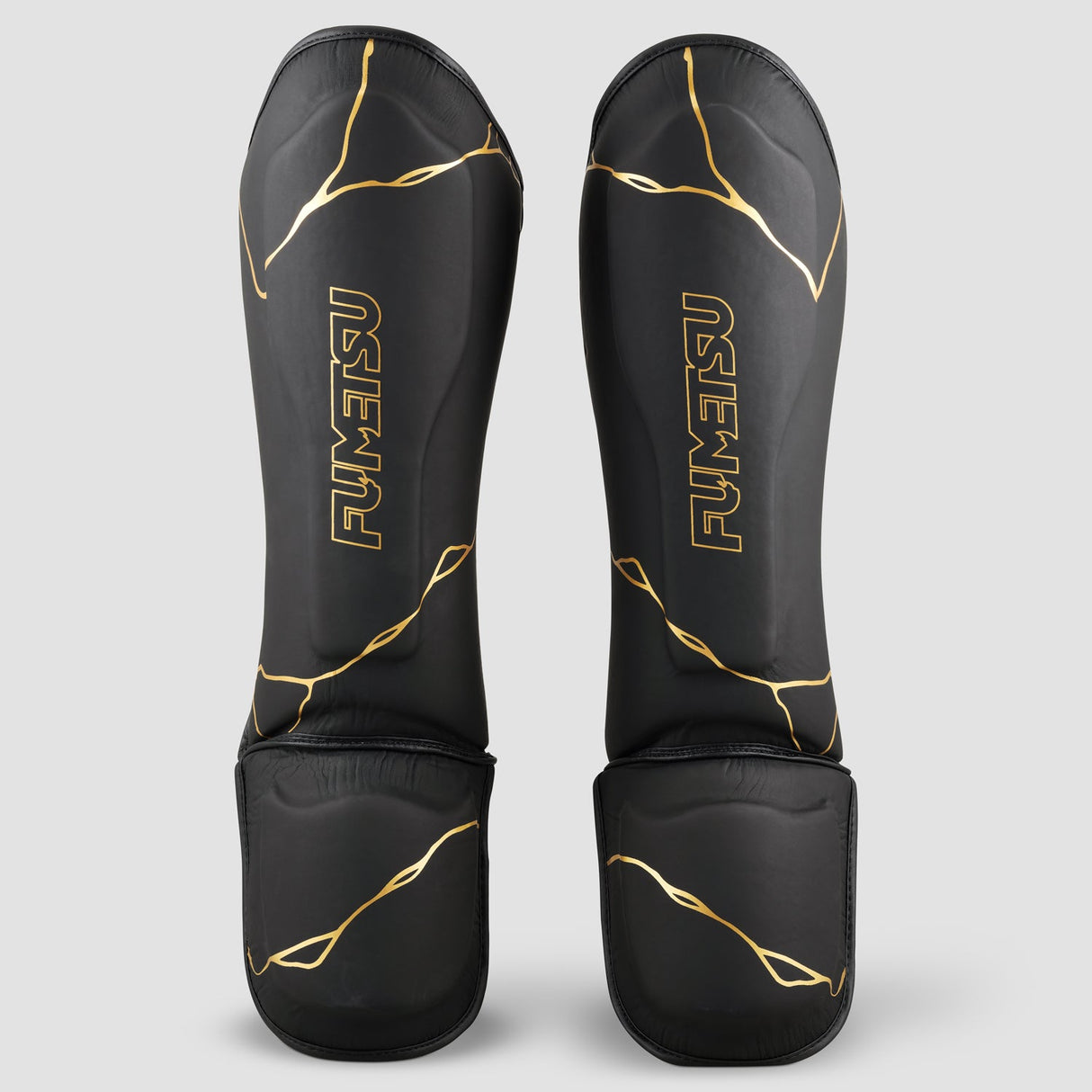 Black/Gold Fumetsu Kintsugi Shin/Instep Guards at Bytomic Trade and Wholesale