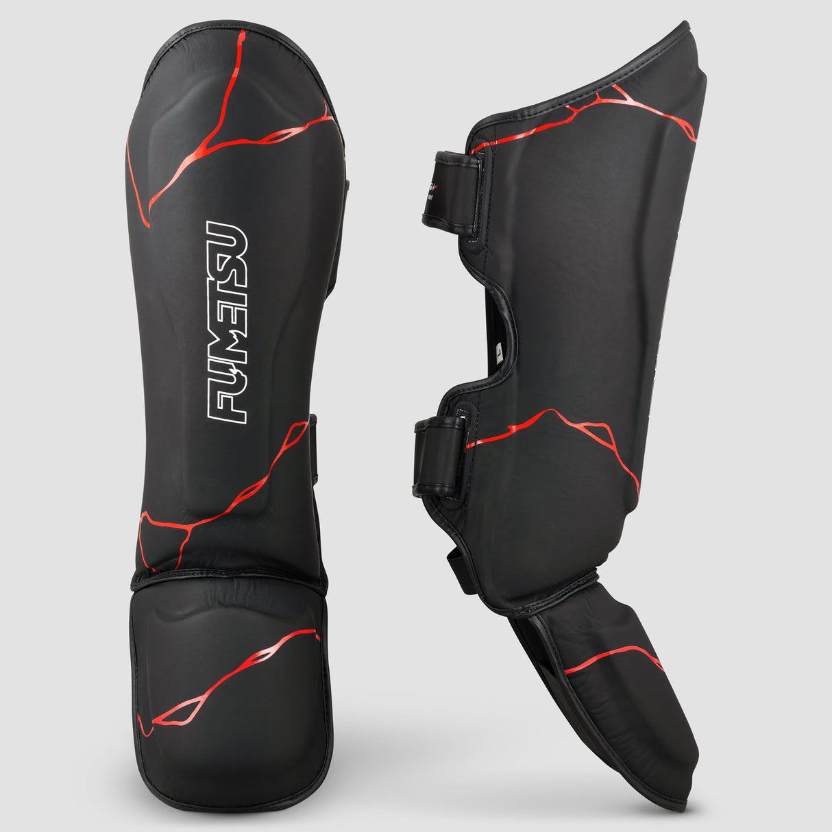 Black/Red Fumetsu Kintsugi Shin/Instep Guards at Bytomic Trade and Wholesale