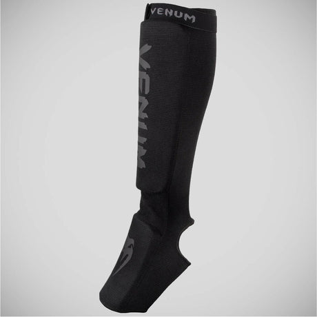 Black/Black Venum Kontact Shin Instep Guards OLD    at Bytomic Trade and Wholesale
