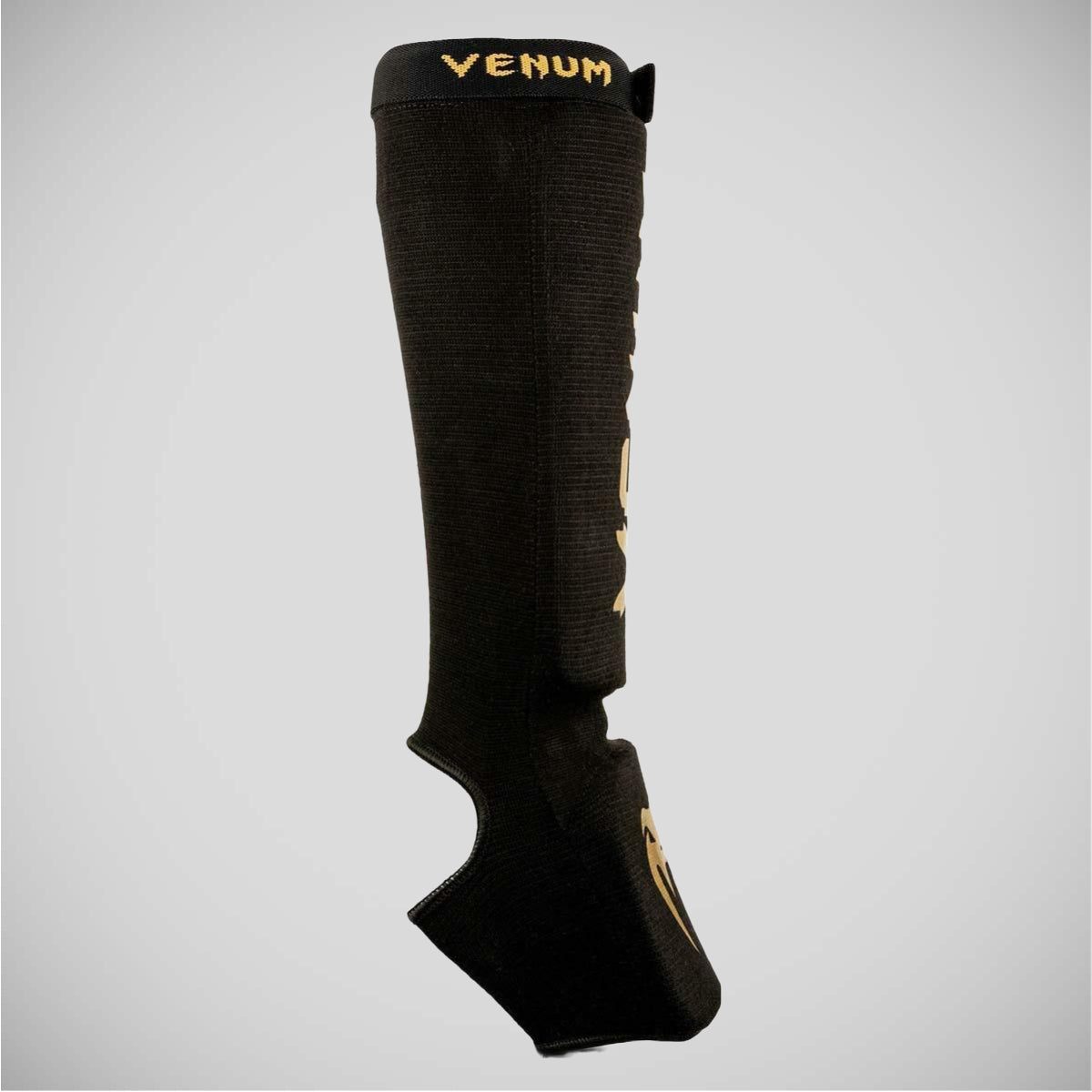 Black/Gold Venum Kontact Shin Instep Guards at Bytomic Trade and Wholesale
