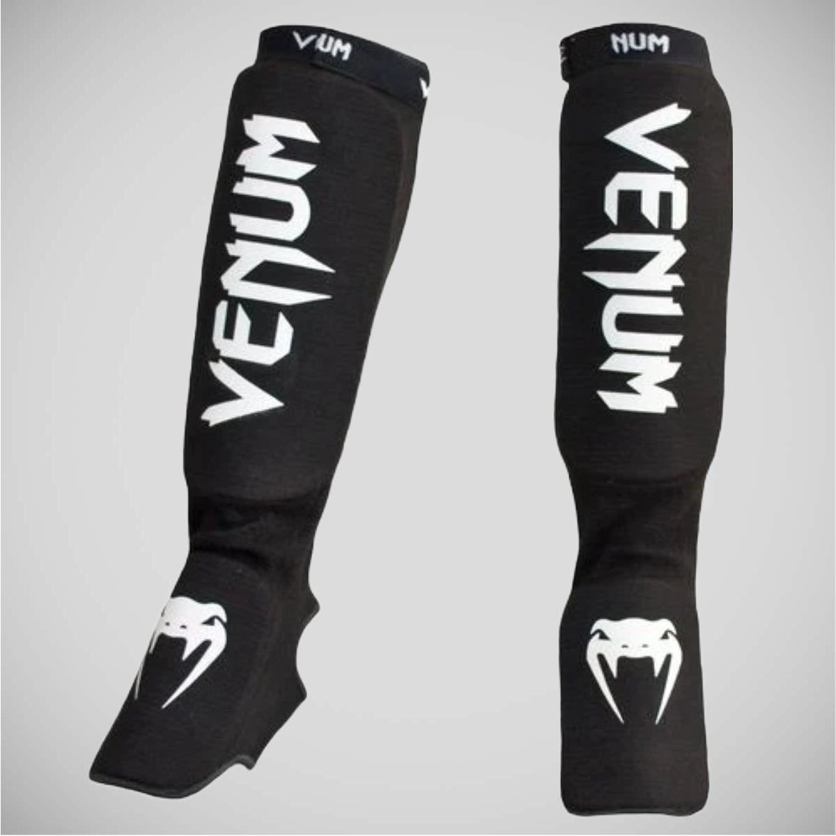 Black/White Venum Kontact Shin Instep Guards OLD at Bytomic Trade and Wholesale