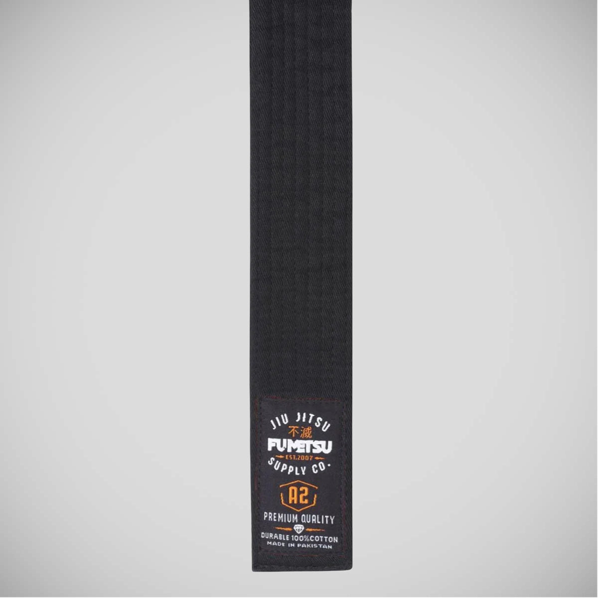 Black Fumetsu V2 Adult BJJ Belt at Bytomic Trade and Wholesale