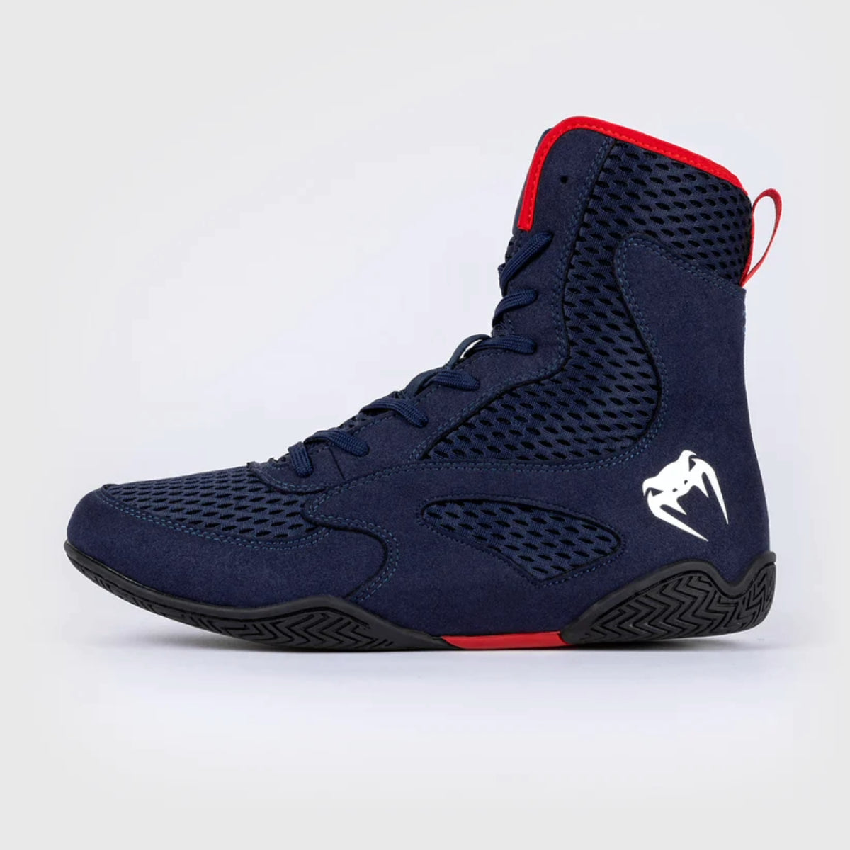 Navy Blue/Red Venum Contender Boxing Shoes at Bytomic Trade and Wholesale