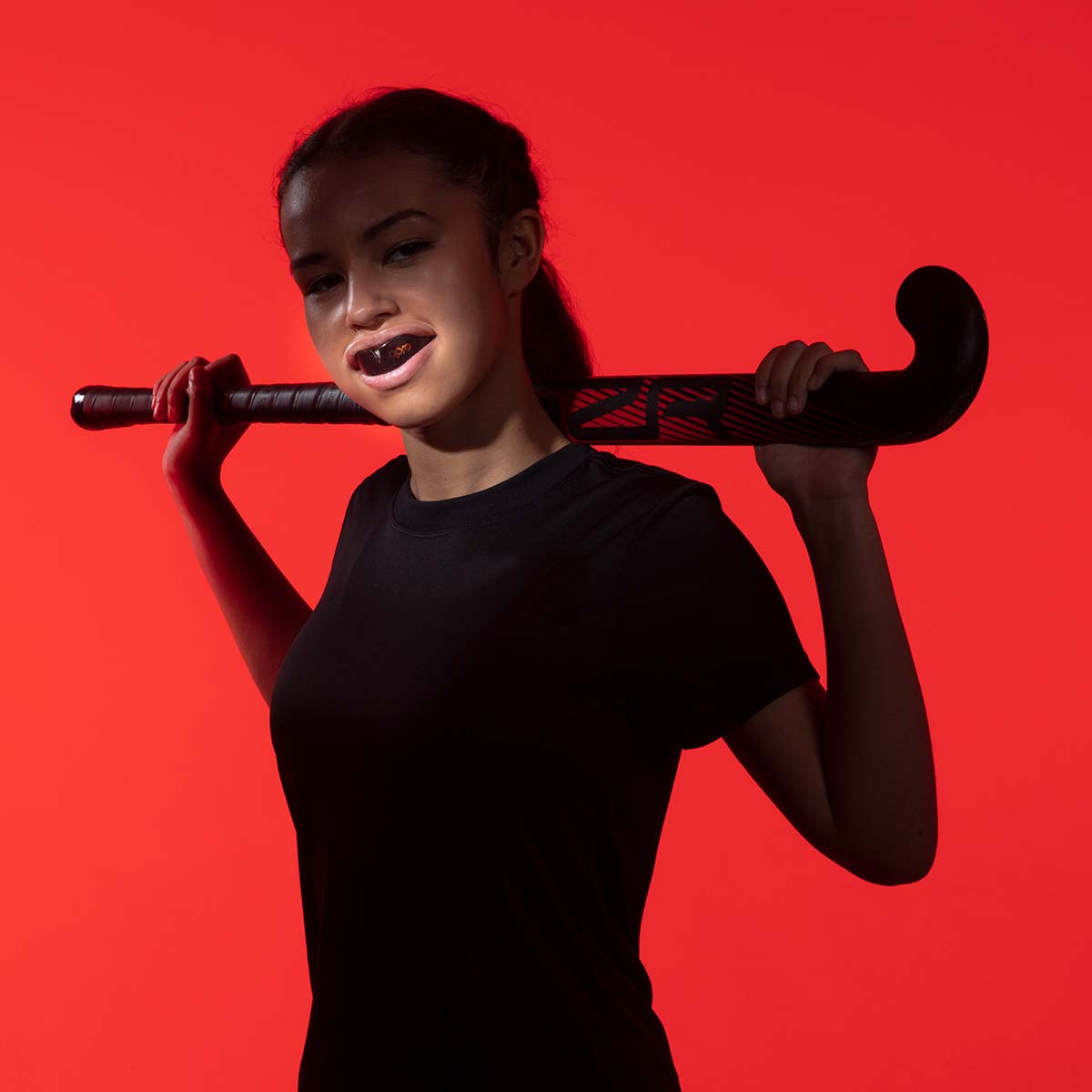 Black Opro Bronze Self-Fit Mouth Guard at Bytomic Trade and Wholesale