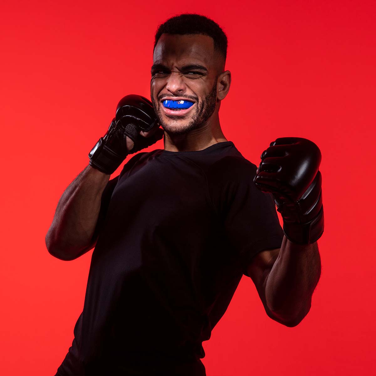 Opro Bronze Self-Fit Mouth Guard Blue at Bytomic Trade and Wholesale