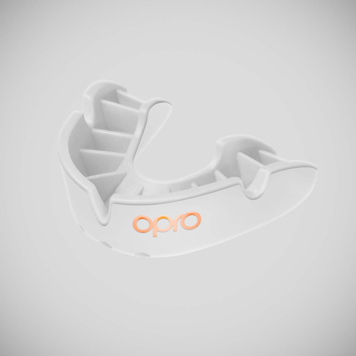 White Opro Bronze Self-Fit Mouth Guard White at Bytomic Trade and Wholesale