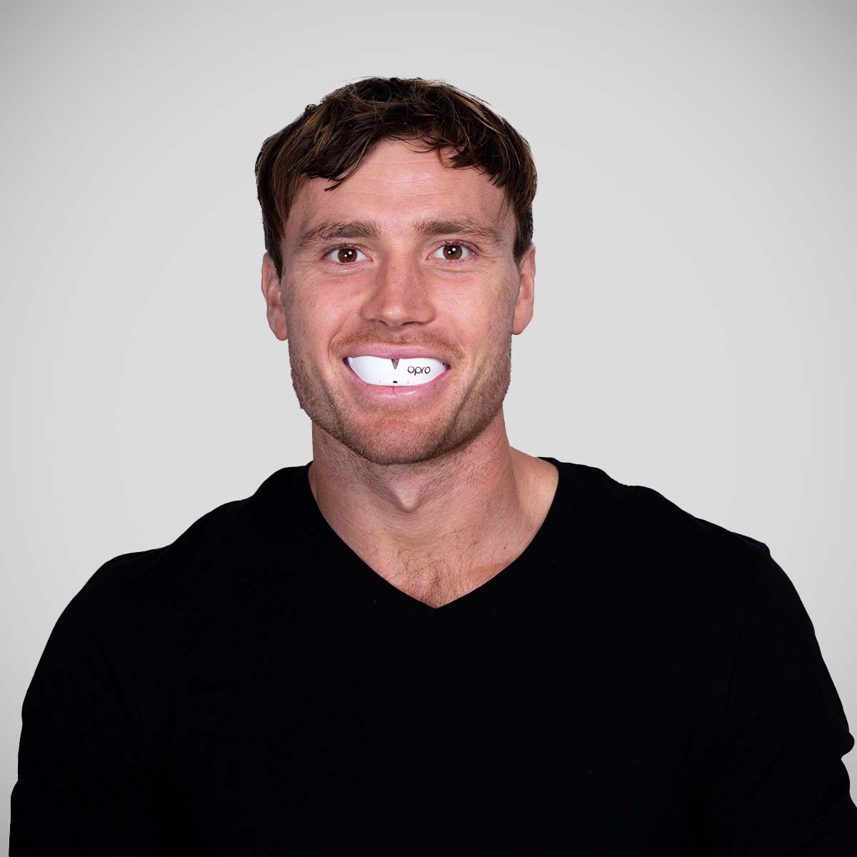 White Opro Bronze Self-Fit Mouth Guard at Bytomic Trade and Wholesale