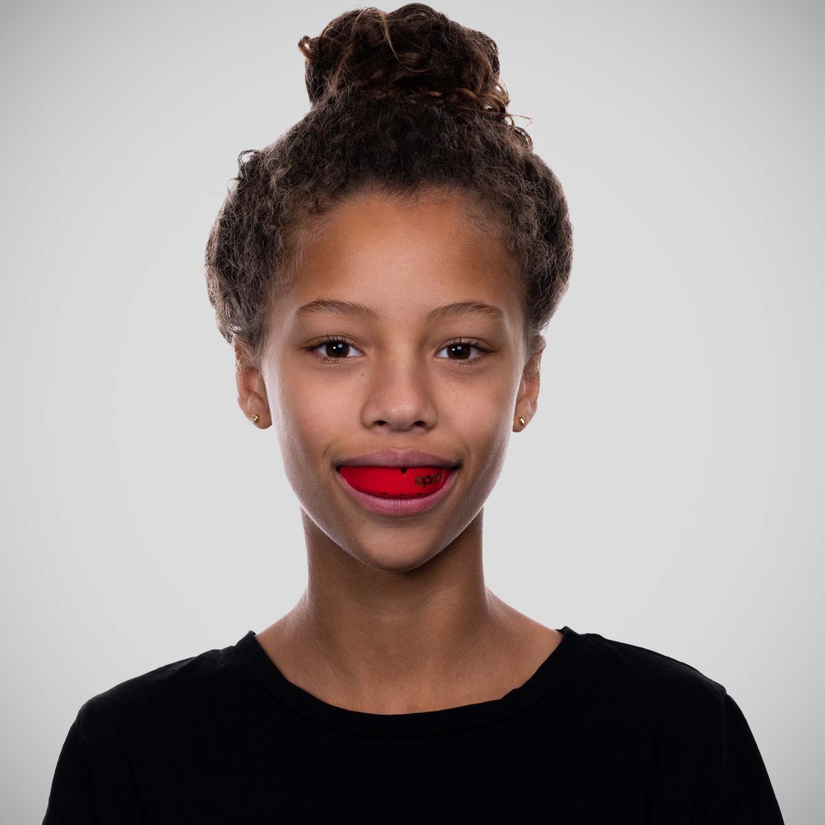 Red/Pearl Opro Gold Braces Self-Fit Mouth Guard at Bytomic Trade and Wholesale