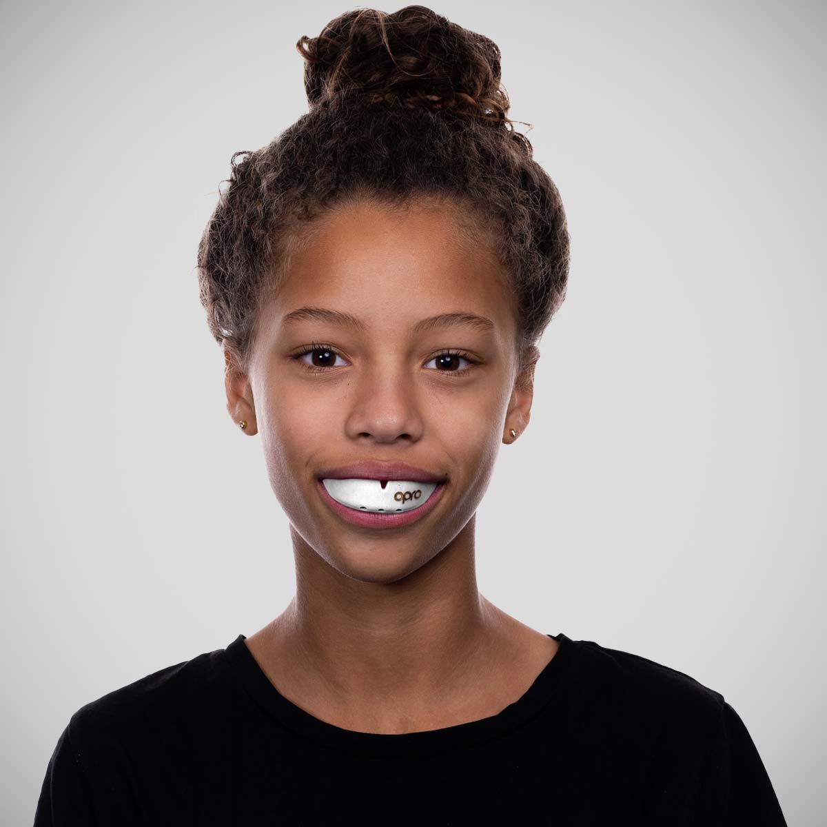 Opro Gold Braces Self-Fit Mouth Guard White/Gold at Bytomic Trade and Wholesale