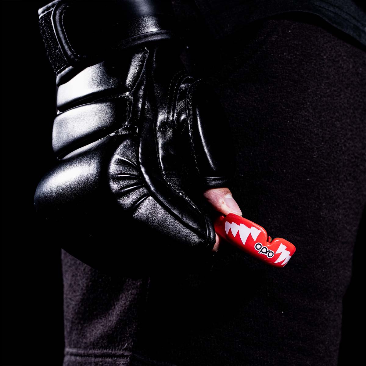 Red/White/Gold Opro Instant Custom-Fit Jaws Mouth Guard at Bytomic Trade and Wholesale