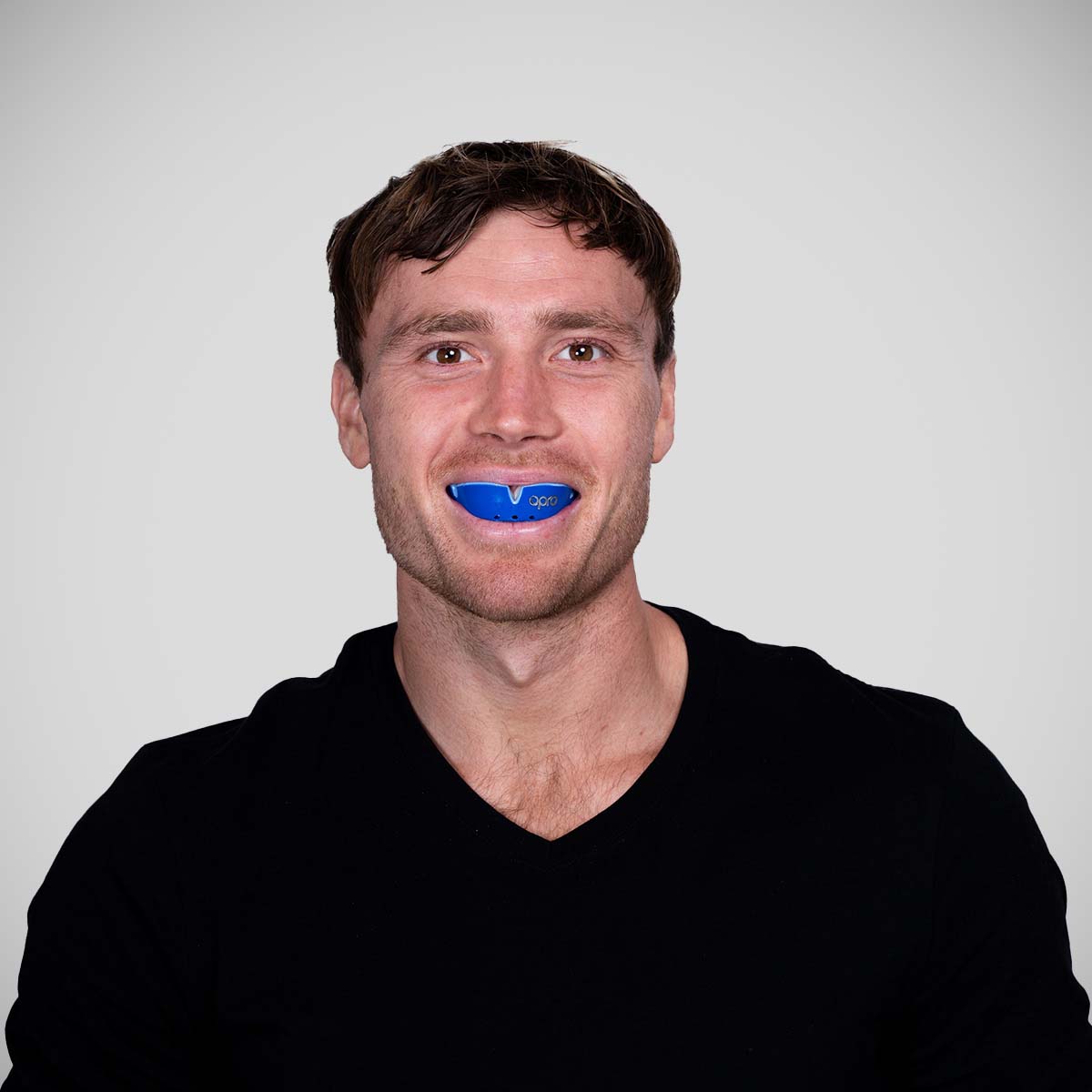 Dark Blue/Blue Opro Silver Self-Fit Mouth Guard at Bytomic Trade and Wholesale