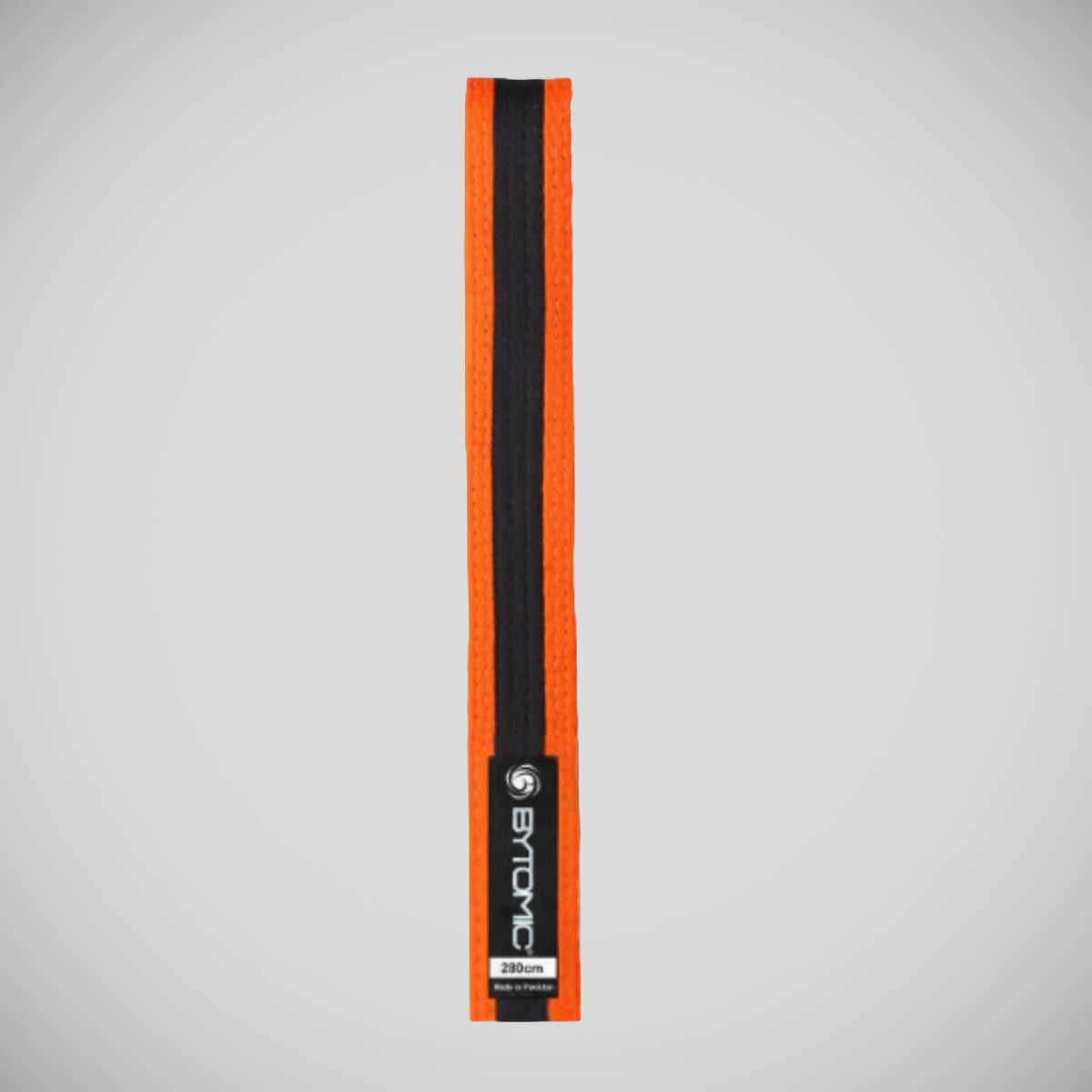 Orange/Black Bytomic 100% Cotton Stripe Belt at Bytomic Trade and Wholesale