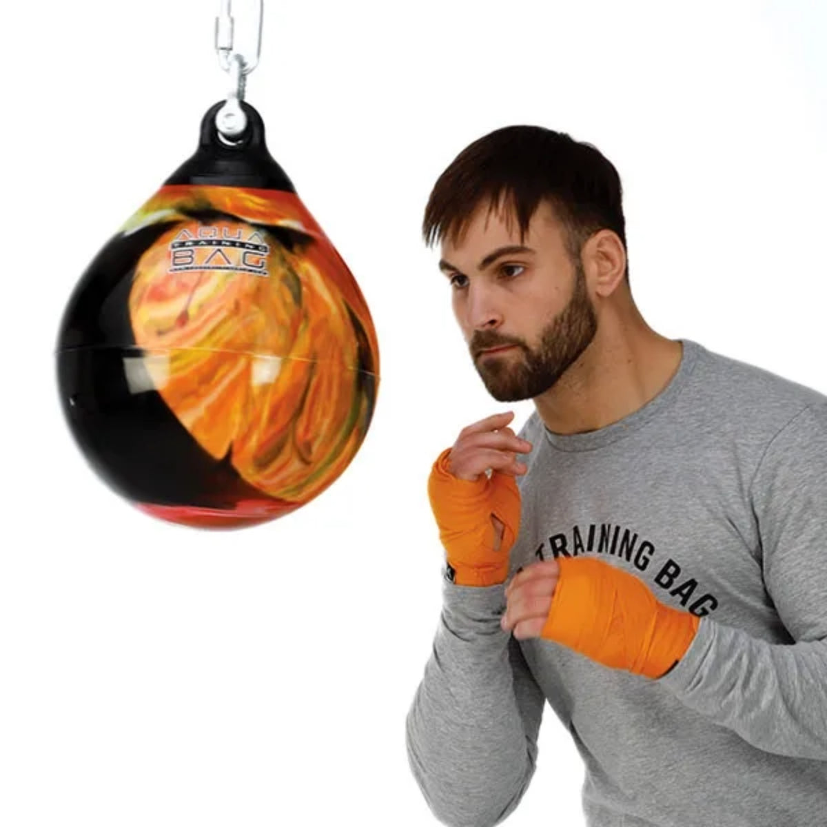 Orange Aqua 18" 120lb Punching Bag at Bytomic Trade and Wholesale