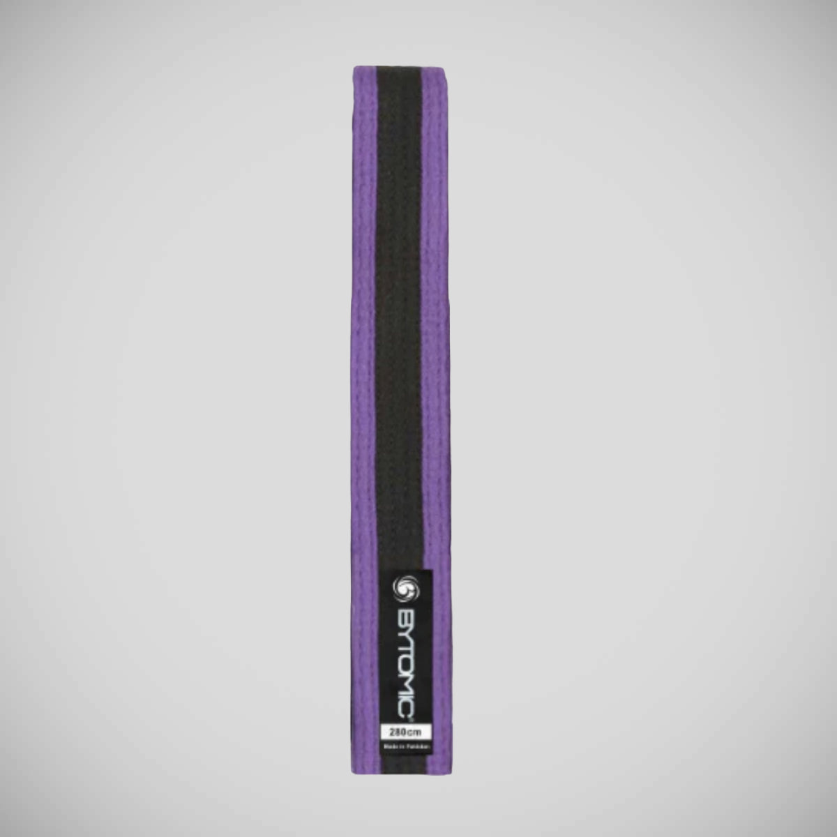 Purple/Black Bytomic 100% Cotton Stripe Belt at Bytomic Trade and Wholesale