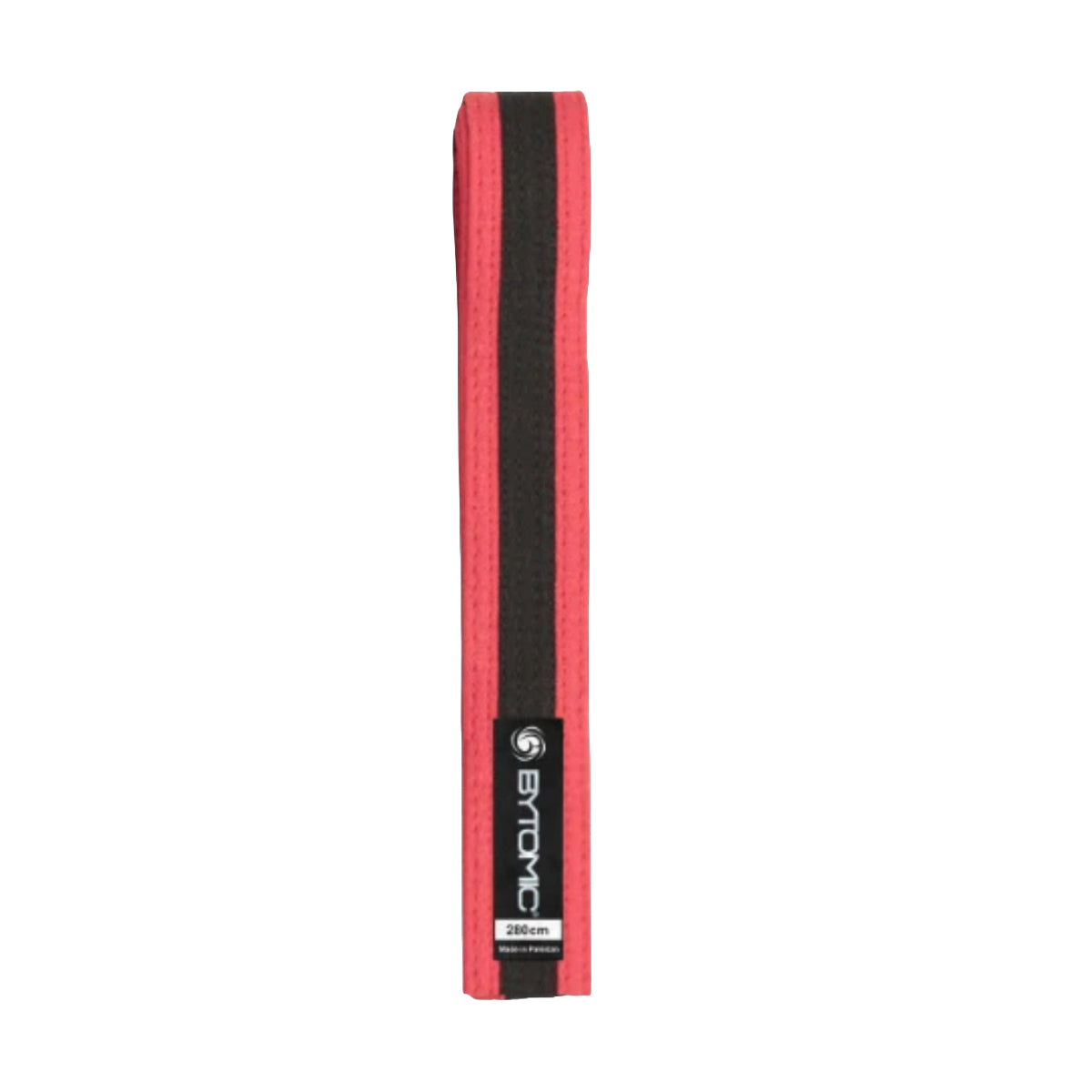 Red/Black Bytomic 100% Cotton Stripe Belt at Bytomic Trade and Wholesale