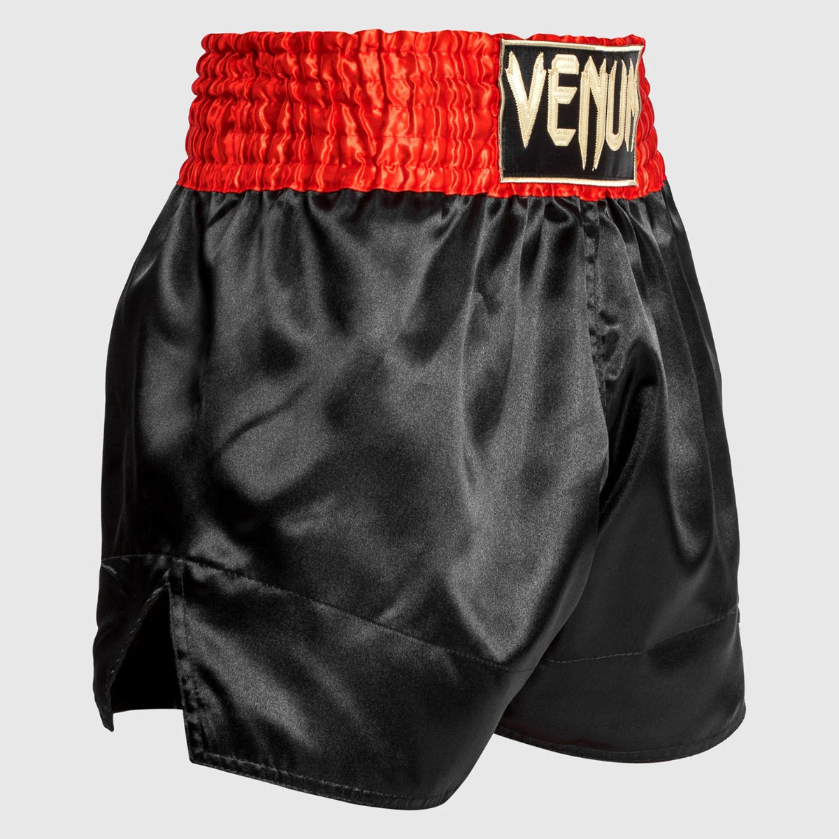 Venum Classic Muay Thai Shorts Red/Black/Gold at Bytomic Trade and Wholesale