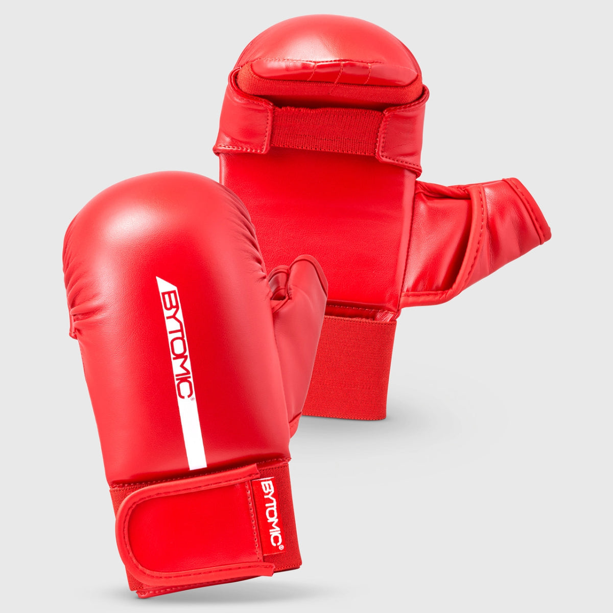 Red/White Bytomic Red Label Karate Mitt with Thumb at Bytomic Trade and Wholesale