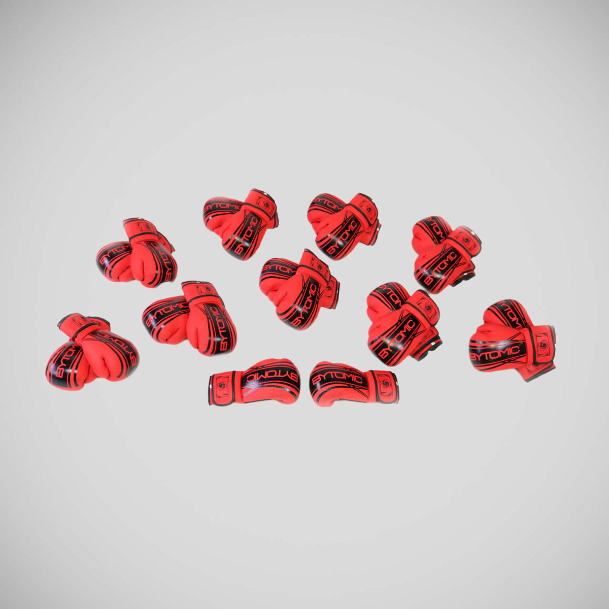 Red/Black Bytomic Axis V2 Boxing Glove 10 Pack at Bytomic Trade and Wholesale