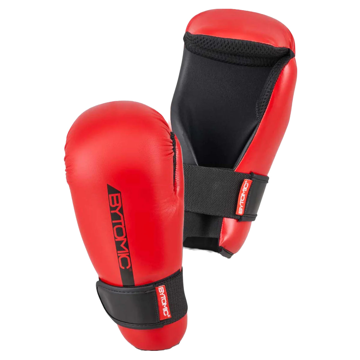 Red/Black Bytomic Red Label Pointfighter Gloves at Bytomic Trade and Wholesale